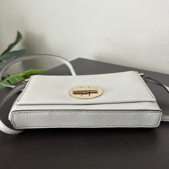 Kate Spade Sally Newbury Lane Valencia Crossbody Grey - Picture 2 of 10